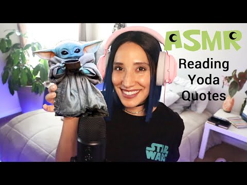 ASMR 💚 Reading Yoda Quotes for May 4th | Tapping | Soft Spoken | Star Wars