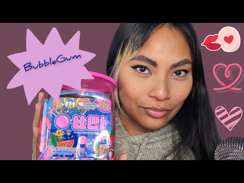 ASMR Chewing Bibabu Super Soft Bubble Gum , Multiple Flavors, Relaxing Mouth Sounds