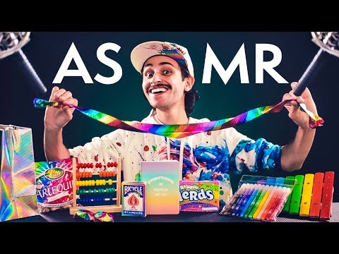 ASMR Rainbow Triggers 🌈NO TALKING for SLEEP 😴