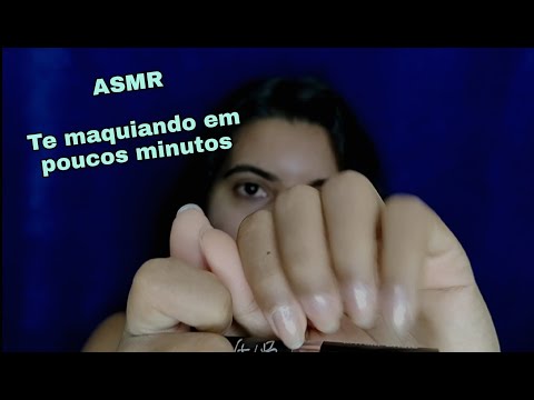 [ASMR] TE MAQUIANDO EM POUCOS MINUTOS - Roleplay