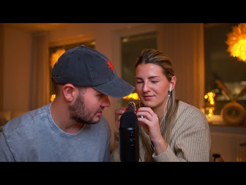 ASMR with my girlfriend 😊🌲