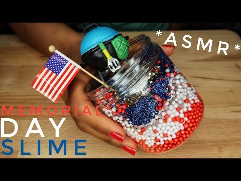 Satisfying Slime ASMR | Happy Memorial Day!