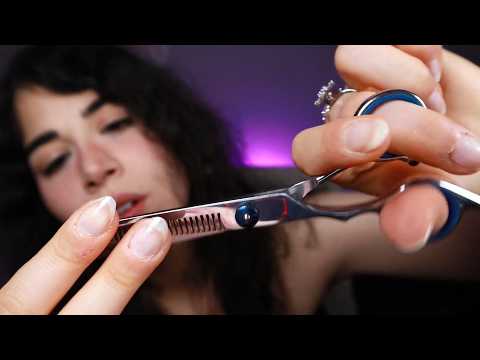 CUTTING YOUR HAIR ✂️ ASMR 💇🏻 layered sounds