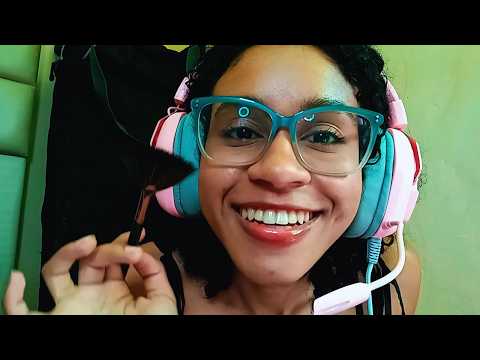 Testando o Microfone 🎤✨ Sons de Pincéis e Boca para Relaxar