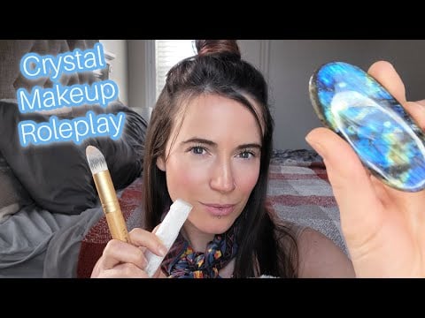 ASMR Doing your Makeup with Crystals (Roleplay) Personal Attention