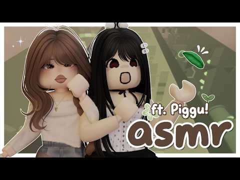 (roblox asmr 🌙) doing @pigguasmr's FAVORITE triggers | mouth sounds,  gluing the mic, and more! 🤍