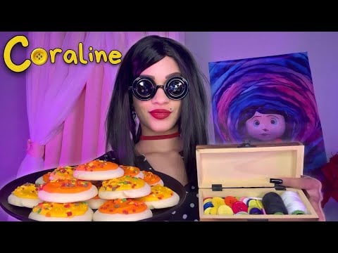ASMR Tu Otra Madre te cuida (Coraline Roleplay) 🧵