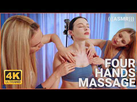 4 Hands Shoulders Relaxing Massage by Victoria & Veronica