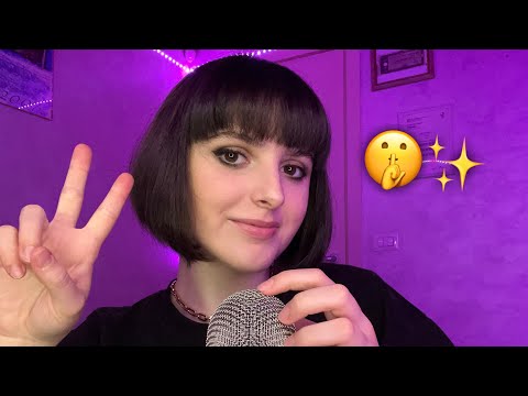 ASMR Whisper Ramble❣️🤫 (+ mic scratching💅🎙️)