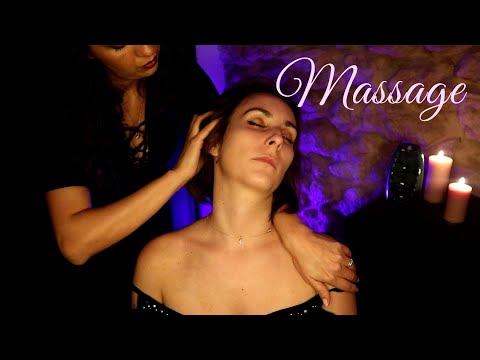 ❤️ ASMR massage crânien - brossage des cheveux avec Cécilia - layered sounds