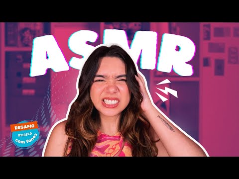 ASMR suave para dor de ouvido 😴💗 sons que aliviam e relaxam profundamente