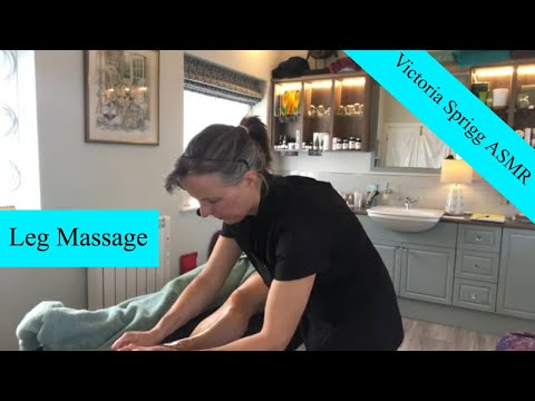 ASMR Aromatherapy Leg Massage with Victoria and Katie | 2 of 5