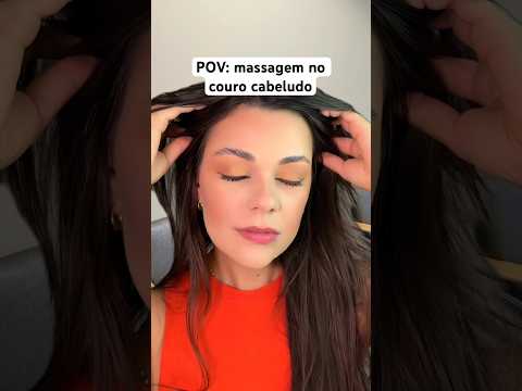 POV: massagem no couro cabeludo #asmr #asmrsounds #humor #shorts