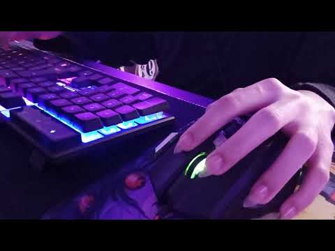 ASMR SONS DE TECLADO MECÂNICO, MOUSE E HEADSET
