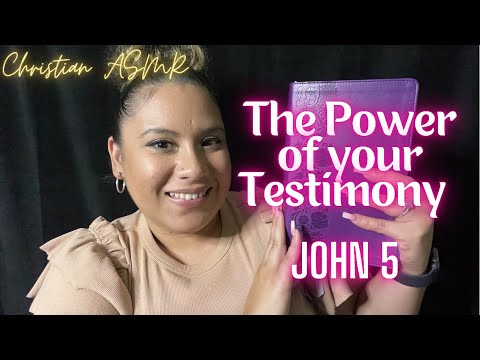 Whispering & Soft Spoken - Bible Reading John 5 ✝️ Christian ASMR✨