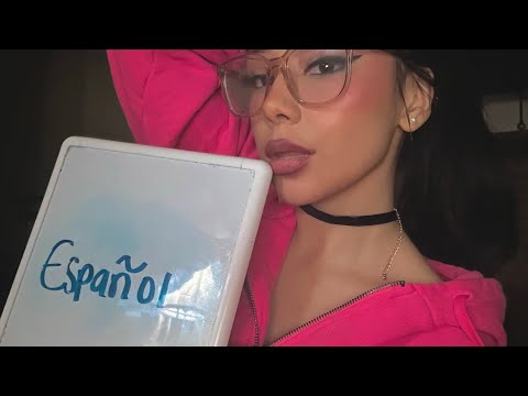 ASMR ~ teaching you spanish 💕