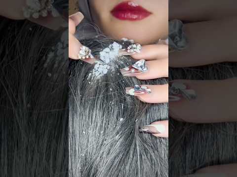 ASMR Hair Cleaning #asmr #relax #visualtingle #relaxing #satisfying #satisfying #tingles