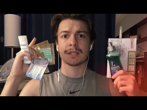 [ASMR] In A Hotel Room | Tapping, Crinkling, Liquid Sounds, Scribbling