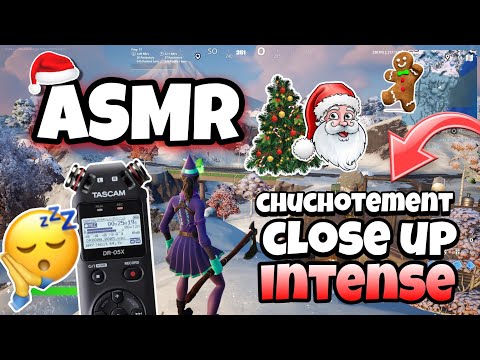 ASMR Français • CHUCHOTEMENTS EN CLOSE UP INTENSE : MOTS DÉCLENCHEUR DE NOEL 🎅😴