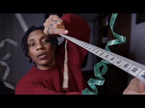 ASMR Measuring Your ENTIRE Face 📏 | Touching, Tracing
