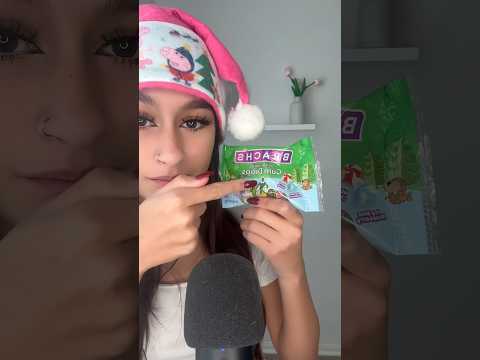 ASMR| Trying Christmas Candy! #asmr #asmrsounds #asmreating #shortsfeed #shorts #shortsvideo #viral