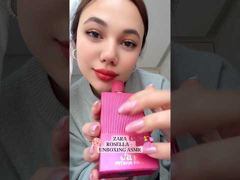 Zara Rosella🌸Bu ətrin qoxusunda qəribə bir nostalji var #asmr #unboxing #unpacking #parfum #perfume