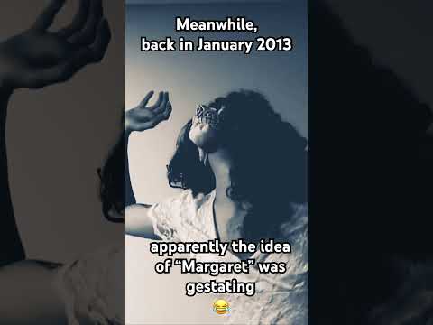 January 2013 when the idea of “Margaret” was gestating apparently  #art #margaret #performance