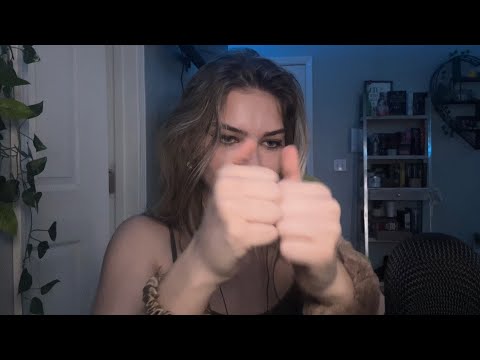 ASMR | Fast, Aggressive, Mouth Sounds, Inaudible, Tapping, Tracing, Somewhat Chaotic, Scratch