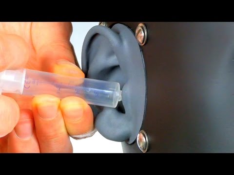 ASMR binaural dummy head - ear cleaning