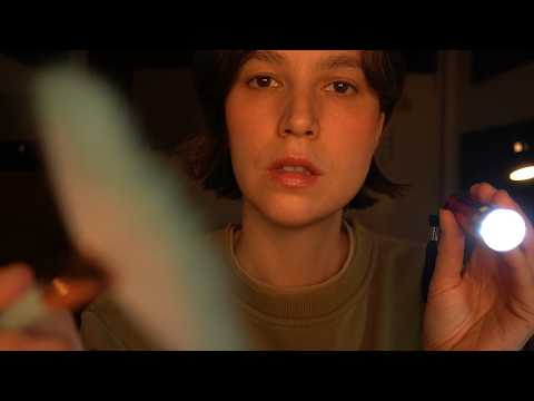 ASMR Examining & Instructing You with Lights (semi-inaudible whispers)