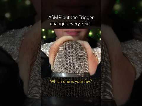 ASMR but the Trigger changes every 3 Seconds! 🧡 #asmr