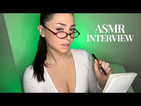 ASMR Job Interview Roleplay | Flirty British Boss 🤫