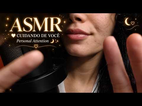 🤍 ASMR Cuidando de Você Antes de Dormir 🌙 | Personal Attention