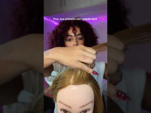 Colando sua lace pela primeira vez | parte 1 #asmrbrasil #triggersforsleep #tingles #visualtingle