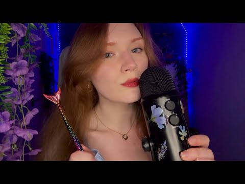ASMR❤️Spit painting, Plucking, Kisses, Honey spoon, Invisible slime,Jellyfish,Eye cleaning😴