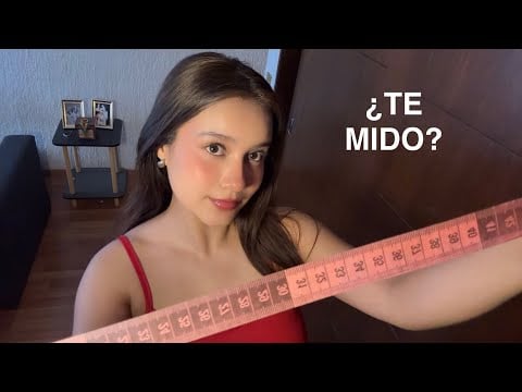 ASMR | Está chica bajita mide tu cuerpo 𑣲⋆ ⊹ ࣪ ˖ | Roleplay 