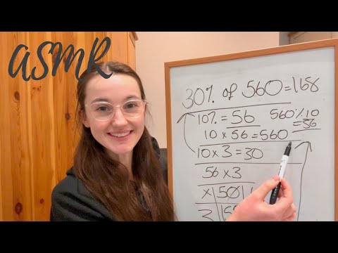 ASMR Best Friend Helps With Your Maths Homework (Soft Spoken)