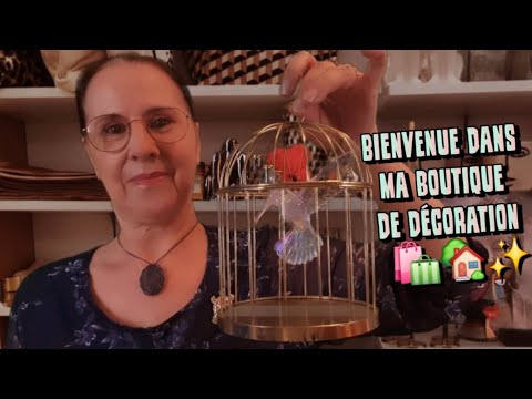 Asmr français: Rôleplay " Bienvenue dans ma boutique deco"