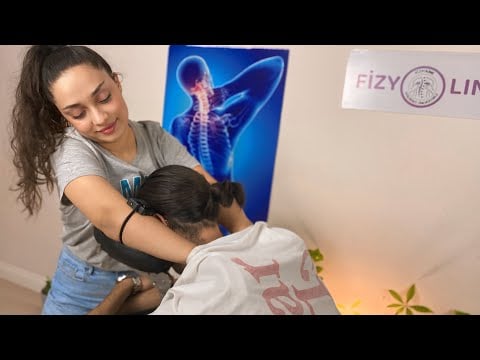 ASMR Neck Massage and Cupping Therapy for Relax No talking (Lady Sedef)