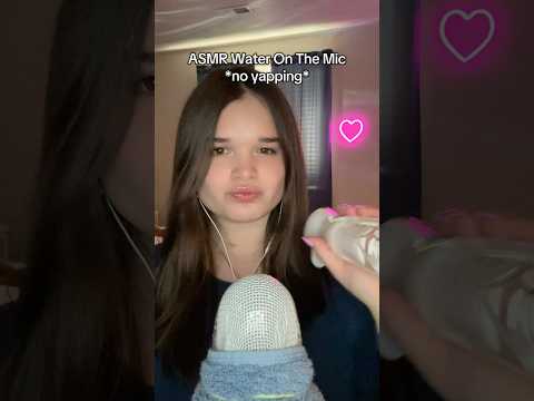 ASMR Water On The Mic! 🌊