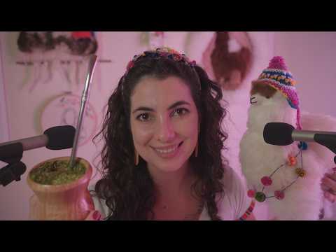 ASMR Peru: Escovando Alpacas, Mate Quentinho e Tranças 🧶