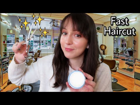 ⭐ASMR Fast Haircut Roleplay (No Talking)