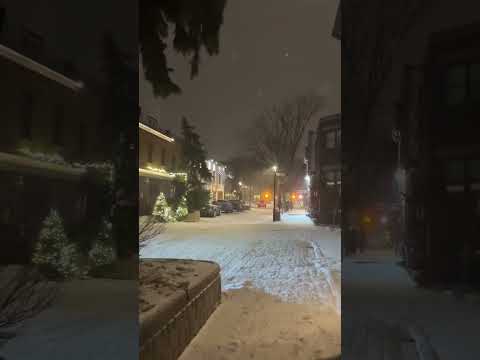 ASMR walk in the snow #asmr #visualtingle #asmrtriggers #mouthwhisper