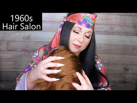 ASMR 60s | Relaxing Haircut, Scalp Massage, Scratching | Whispering, Very Tingly