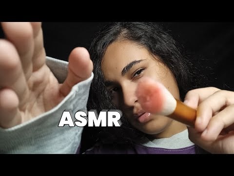 ASMR caseiro sons de boca /Pincel na tela + TRIGGERS em objetos