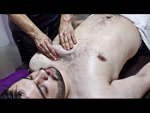 ASMR Massage For Chest | Take a deep breath and just relax
