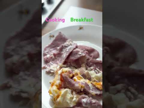 Cooking breakfast