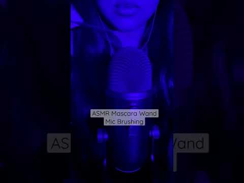ASMR Mascara Wand Mic Brushing #asmr #shorts