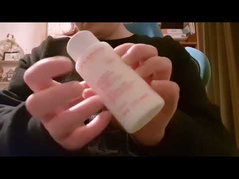 Fast and aggressive ASMR - tapping på hudvårdsprodukter