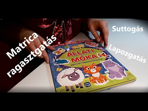 ASMR @ Matricaragasztgatás és csupa móka. Állati!